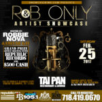 R&B Only Artist Showcase